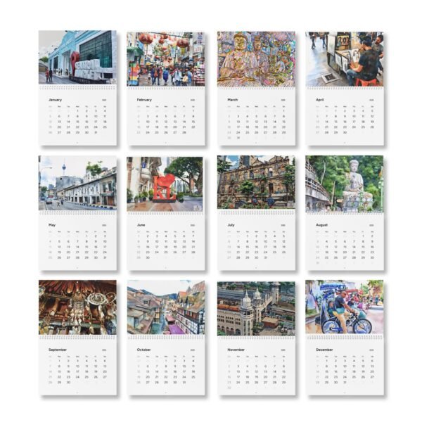 Standard Wall Calendar (2025) - Kuala Lumpur Themed - Image 6