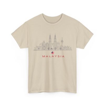 Malaysia Themed Heavy Cotton Tee - Unisex - Image 14