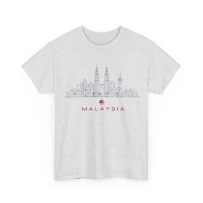 Malaysia Themed Heavy Cotton Tee - Unisex - Image 10