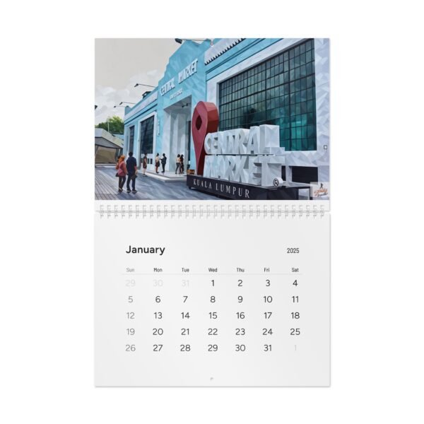 Standard Wall Calendar (2025) - Kuala Lumpur Themed - Image 5