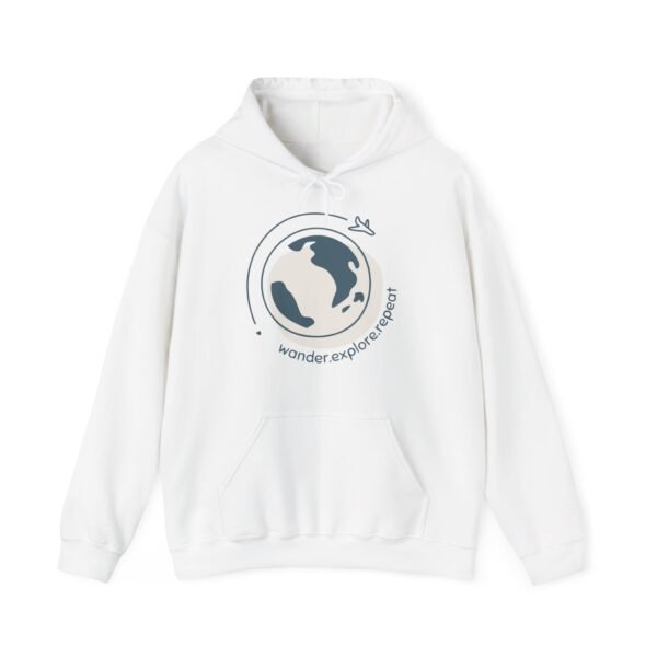 Unisex Heavy Blend™ Hooded Sweatshirt with a Travel Theme