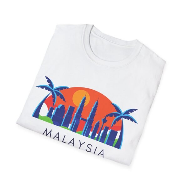 Malaysia Themed Unisex Softstyle T-Shirt - Image 4