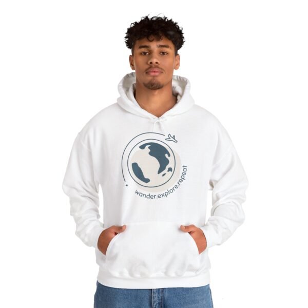 Unisex Heavy Blend™ Hooded Sweatshirt with a Travel Theme - Image 6