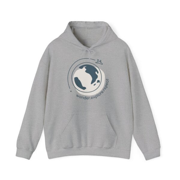 Unisex Heavy Blend™ Hooded Sweatshirt with a Travel Theme - Image 11