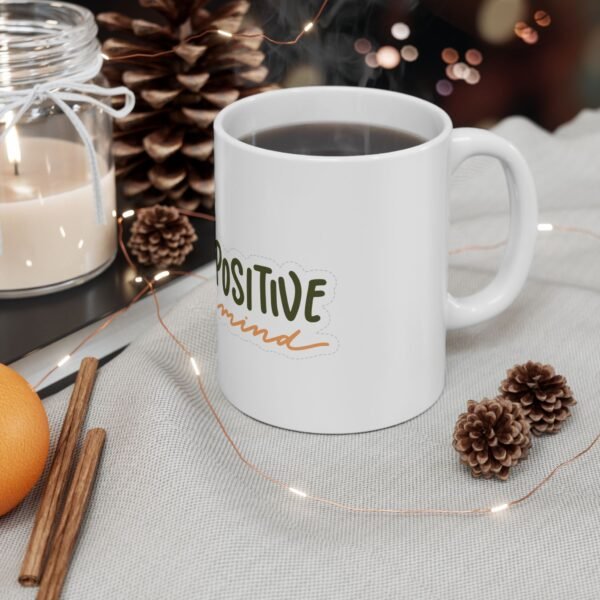 Positive Mind Themed Ceramic Mug, (11oz, 15oz) - Image 5