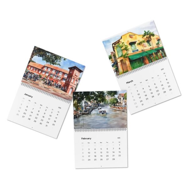 Melaka Malaysia Themed 2025 Wall Calendar - Image 8