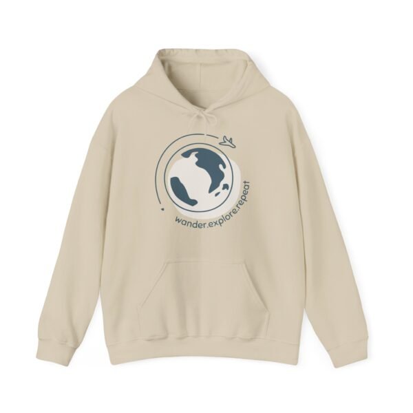 Unisex Heavy Blend™ Hooded Sweatshirt with a Travel Theme - Image 7