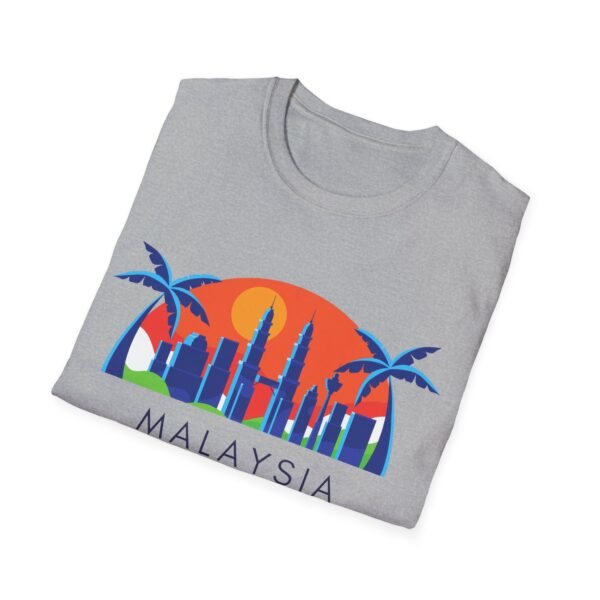 Malaysia Themed Unisex Softstyle T-Shirt - Image 10