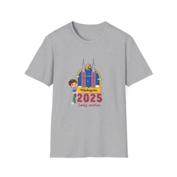 Unisex T-Shirt Malaysia Family Vacation Kuala Lumpur Landmark Theme - Image 7