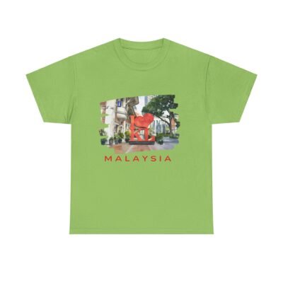 Malaysia Themed Unisex Heavy Cotton Tee - Image 15