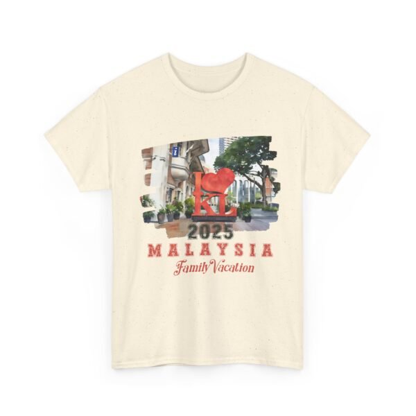 Family Vacation Malaysia 2025 Unisex Heavy Cotton Tee - Image 22