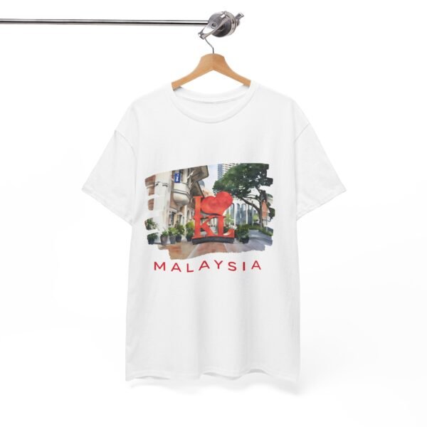 Malaysia Themed Unisex Heavy Cotton Tee - Image 3