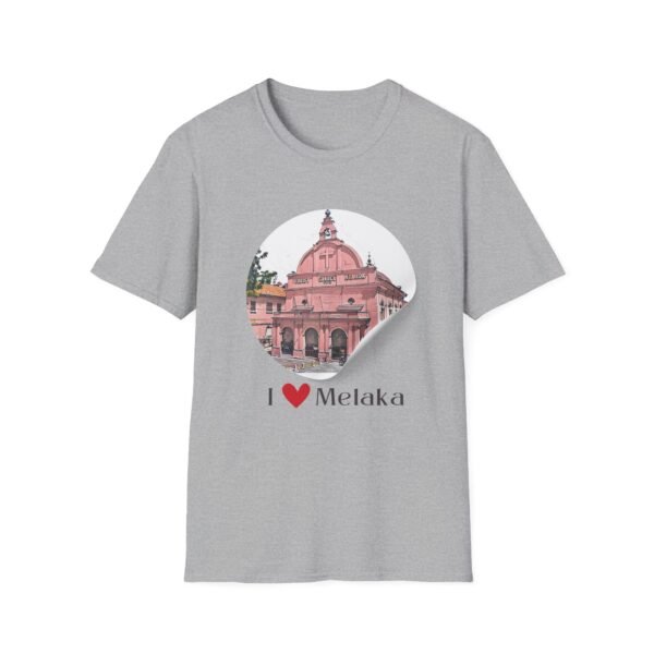 I ♥ Melaka Unisex Softstyle T-Shirt - Travel Souvenir Tee, Perfect for Tourists & City Lovers - Image 7