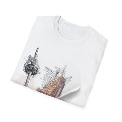 Malacca Adventure Unisex Softstyle T-Shirt – Vintage Nautical Design - Image 2