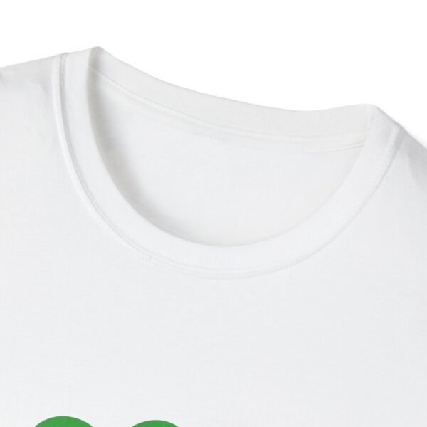 St. Patrick's Day Unisex Softstyle T-Shirt - "Who Needs Luck? I Have Charm!" - Image 2