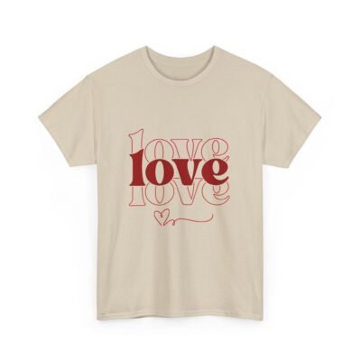 Valentine's Day Love Themed Unisex Heavy Cotton Tee Shirt - Image 13