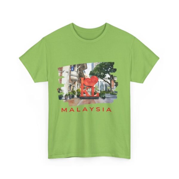 Malaysia Themed Unisex Heavy Cotton Tee - Image 17