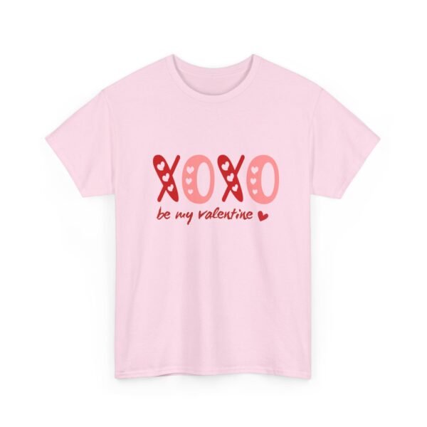 Valentine's Day Unisex Heavy Cotton Tee - 'XOXO Be My Valentine' - Image 25