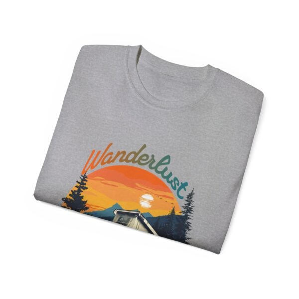 Wanderlust Theme Unisex Ultra Cotton Tee - Image 4