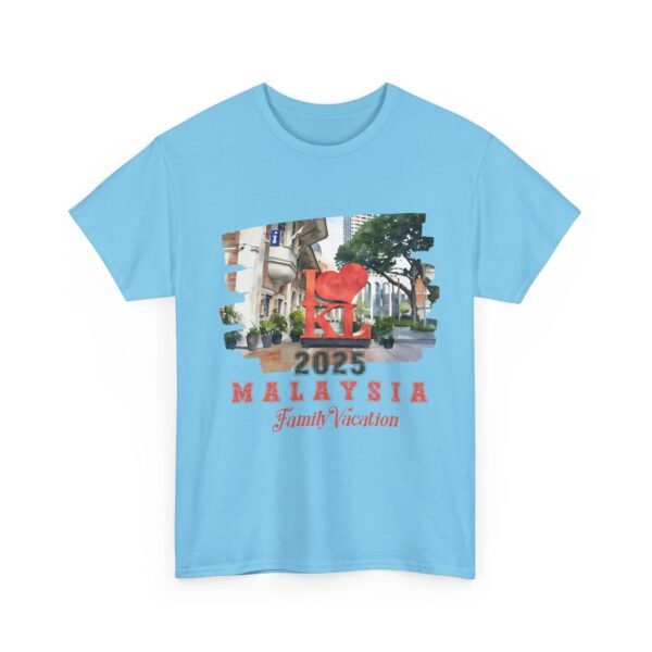 Family Vacation Malaysia 2025 Unisex Heavy Cotton Tee - Image 26