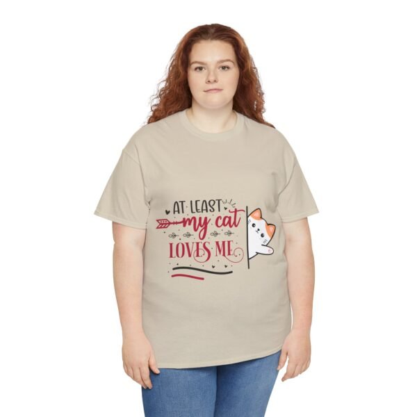 Unisex Heavy Cotton Tee with Funny Love Message - Image 12