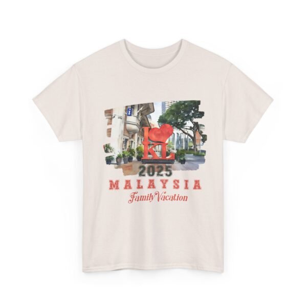 Family Vacation Malaysia 2025 Unisex Heavy Cotton Tee - Image 14