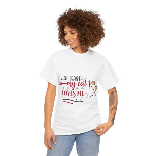 Unisex Heavy Cotton Tee with Funny Love Message