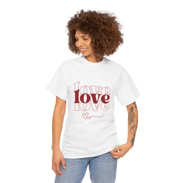 Valentine's Day Love Themed Unisex Heavy Cotton Tee Shirt - Image 6
