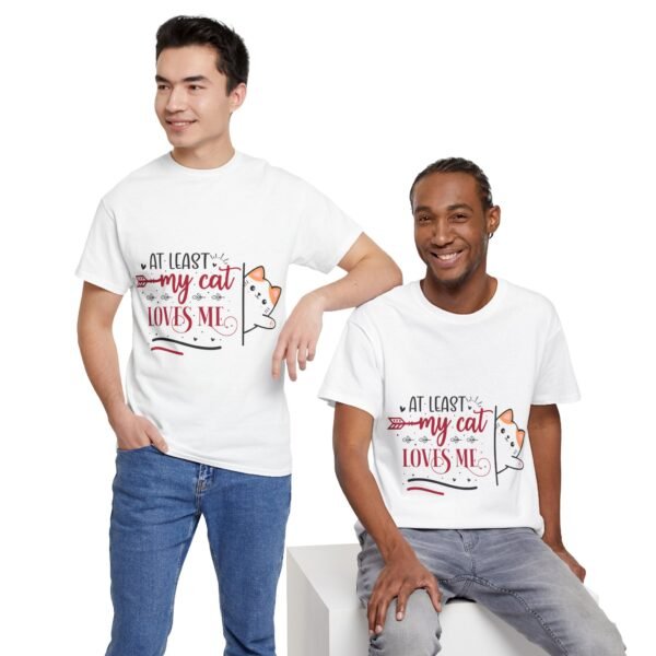 Unisex Heavy Cotton Tee with Funny Love Message - Image 6