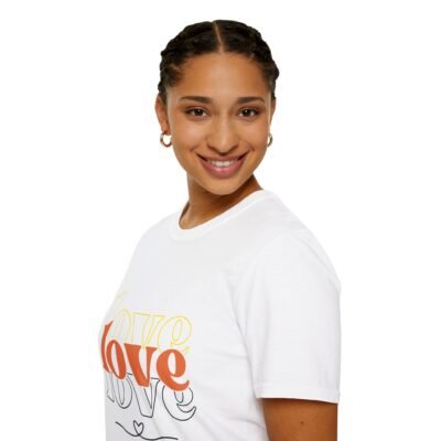 Love Themed Unisex Softstyle T-Shirt - Image 5