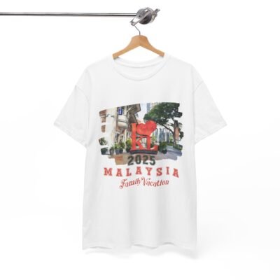 Family Vacation Malaysia 2025 Unisex Heavy Cotton Tee - Image 4