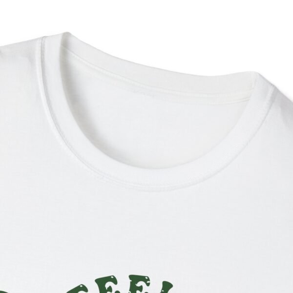 Feeling Lucky St Patricks Day T-Shirt - Unisex Softstyle Tee, St Paddy's Shirt, Irish Lucky Charm Top, Shamrock Clover Clothing, Green Tee - Image 3
