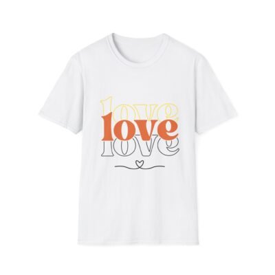 Love Themed Unisex Softstyle T-Shirt - Image 2
