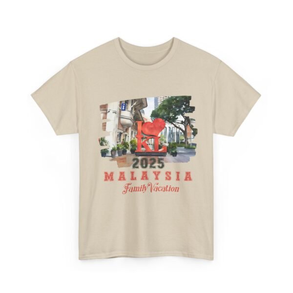 Family Vacation Malaysia 2025 Unisex Heavy Cotton Tee - Image 10