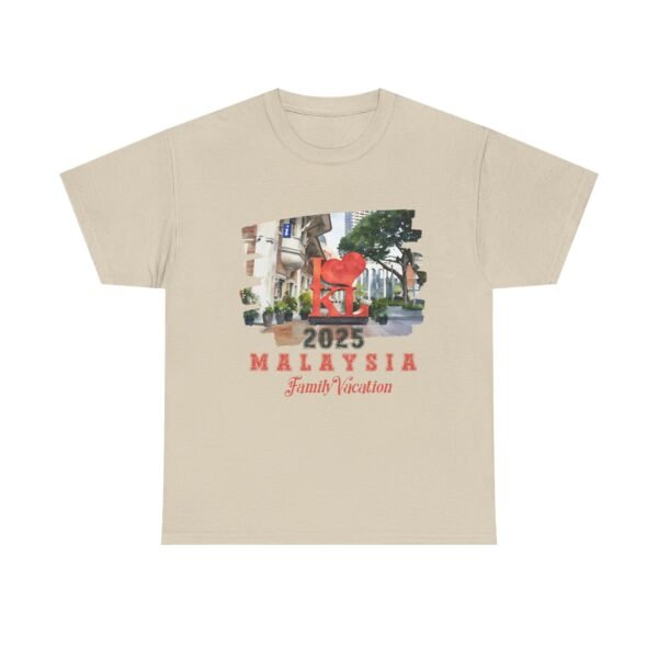 Family Vacation Malaysia 2025 Unisex Heavy Cotton Tee - Image 8