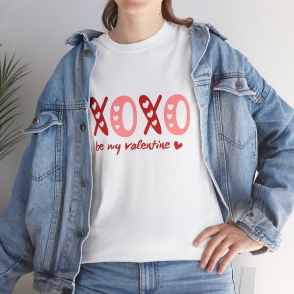 Valentine's Day Unisex Heavy Cotton Tee - 'XOXO Be My Valentine'