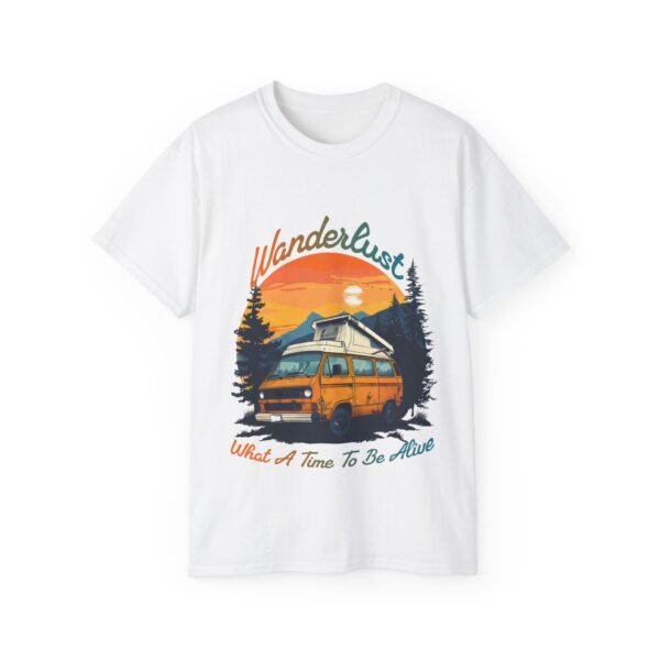 Wanderlust Theme Unisex Ultra Cotton Tee - Image 7