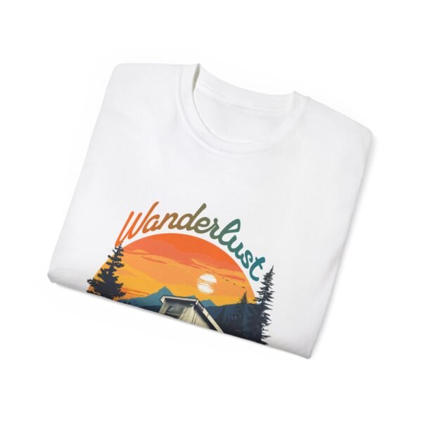 Wanderlust Theme Unisex Ultra Cotton Tee - Image 9