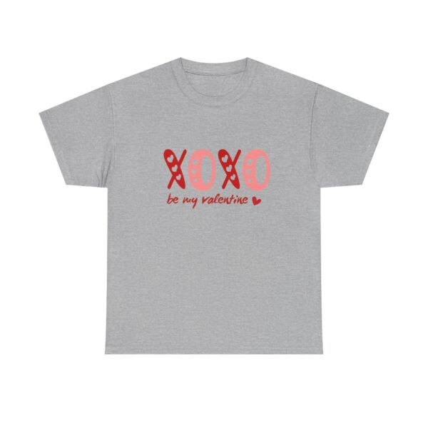 Valentine's Day Unisex Heavy Cotton Tee - 'XOXO Be My Valentine' - Image 15