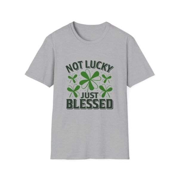 St. Patrick's Day Unisex T-Shirt - 'Not Lucky Just Blessed' Design - Image 5