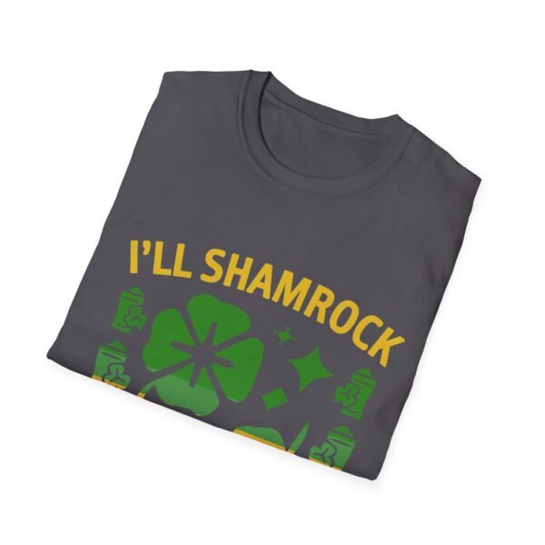 St. Patrick's Day Unisex Softstyle T-Shirt - "I'll Shamrock Your World" - Image 26