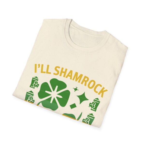 St. Patrick's Day Unisex Softstyle T-Shirt - "I'll Shamrock Your World" - Image 18