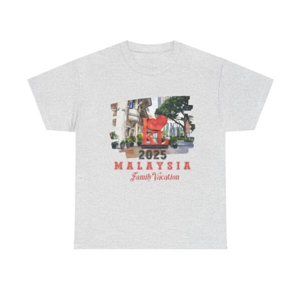 Family Vacation Malaysia 2025 Unisex Heavy Cotton Tee - Image 6