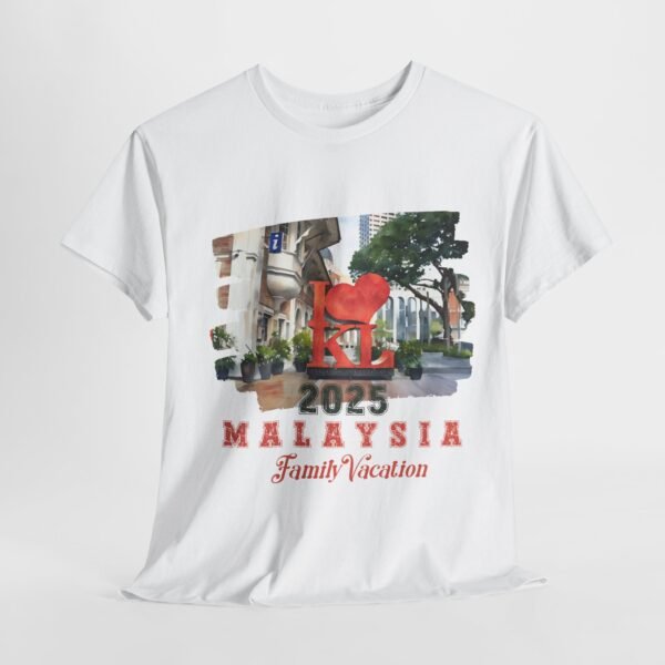 Family Vacation Malaysia 2025 Unisex Heavy Cotton Tee