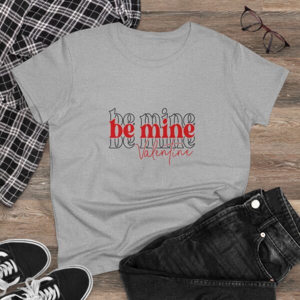 Women's Midweight Cotton Tee - Be My Valentine Themed - Image 8