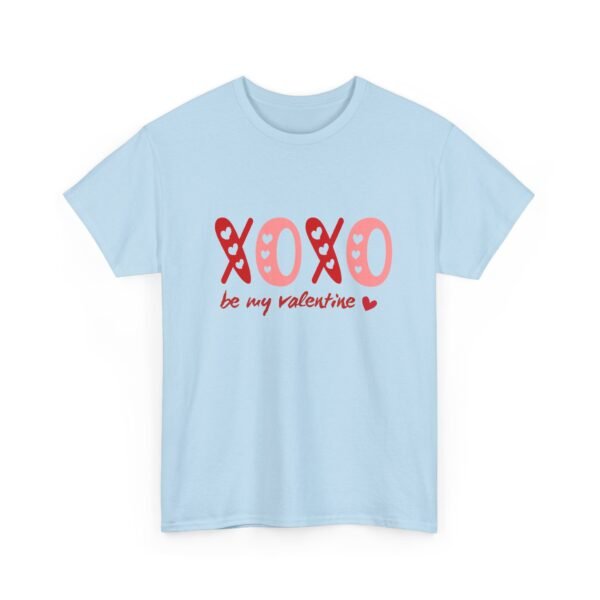 Valentine's Day Unisex Heavy Cotton Tee - 'XOXO Be My Valentine' - Image 21