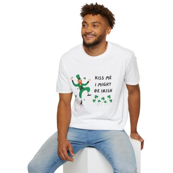 Kiss Me I Might Be Irish Unisex T-Shirt - Perfect for St. Patrick's Day Celebrations - Image 5