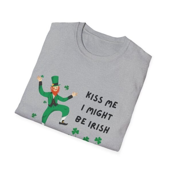 Kiss Me I Might Be Irish Unisex T-Shirt - Perfect for St. Patrick's Day Celebrations - Image 9