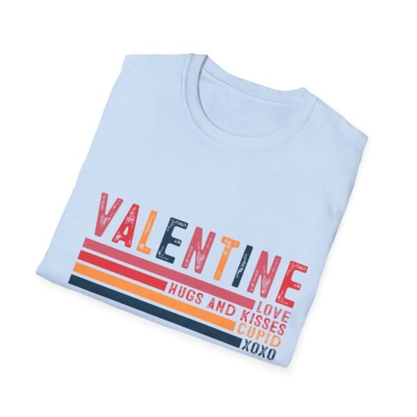 Unisex Softstyle T-Shirt - Valentine Hugs and Kisses Design - Image 16