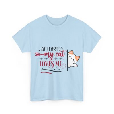 Unisex Heavy Cotton Tee with Funny Love Message - Image 33